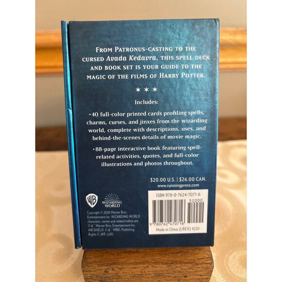 Harry Potter Spell Deck & Interactive Book Set Gift Collector Magic - Picture 2 of 8